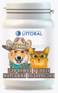 Витаминное лакомство для кошек и собак с морскими водорослями, 80 таб.
