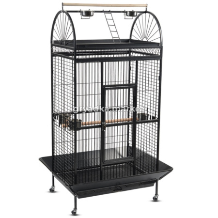 Клетка д-птиц SY210 черный 81х58,5х176см 1-1-Амма