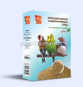 Корм д-всех видов птиц SEVEN SEEDS (Севен Сендс) просо 500г-16