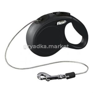 рулетка-поводок Flexi NEW CAT  3м до 8кг  ТРОС СИНИЙ 1-12  23419