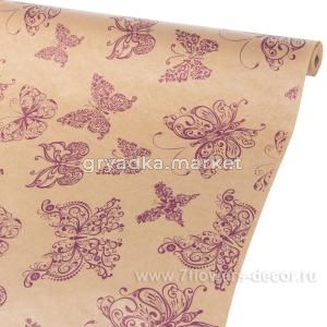 Бумага крафт бурый 