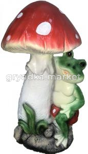 Лягушки с мухоморами L34 W24 H41 см (ПОЛИСТОУН)