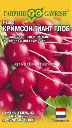 Редис Кримсон Гиант Глоб 0,5г Ранн (Гавриш) (Голландия) Н26