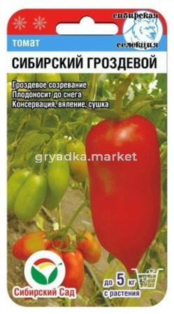Томат Сибирский гроздевой 20шт(Сиб сад)