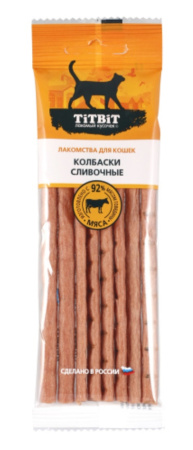 Лакомства д-кошек Колбаски Сливочные 30г Тит Бит 1-28