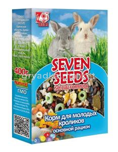 Корм д-кроликов молодых 400г полнорационный SEVEN SEEDS (Семь семян) SPECIAL-16