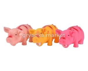 Игрушка-пищалка д-собак Свинка 14х8.5х7.5см микс арт.10922-0246 Код268107