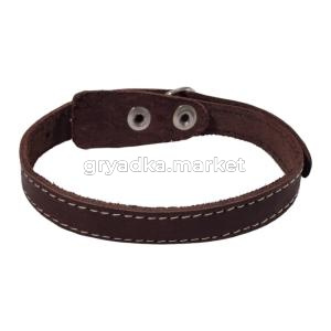 Ошейник кожаный безразмерный, 25мм580мм