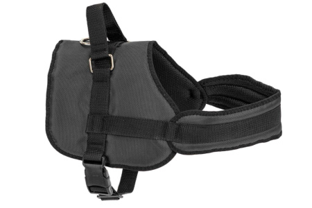 Шлейка синтет тяговая Combo Light р-р L об.гр. 62-76см об.ш. 57-62см, кордюра+3D сетка, черный 1-1