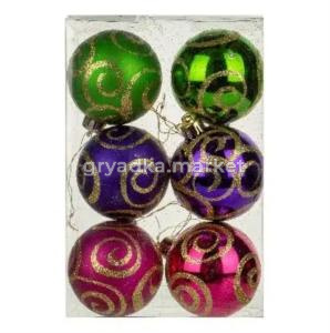 Шары набор (уп.6шт) D6 см