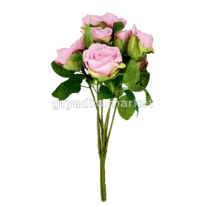 Искусственные цветы Букет роз h53см в ассорт. 1