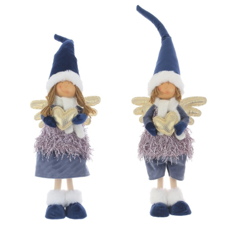 Игрушка набивная Ангел  L18 W10 H30 см, 2в.
