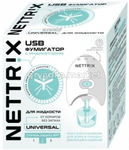 Электрофумигатор Нэтрих Универсал USB 5V для жидкостей 1-80 ТЭ