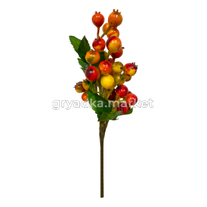 Иск.цветы Ветка с ягодами h36 см