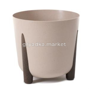 Фрида кашпо на ножках 8,1л d26 h23см кофе FRIDA -Польша