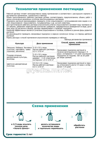 хелат цинка 5 г оборот