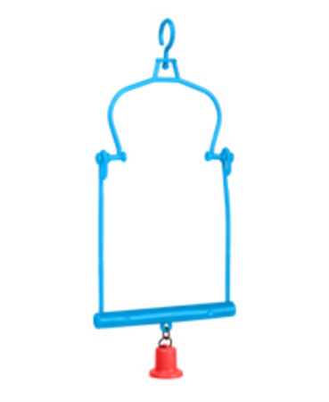 Качели с пластмассовым колокольчиком