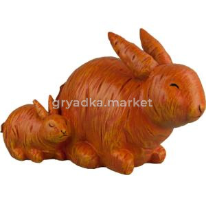 Морковные зайцы 24х30см (ПОЛИСТОУН)-МТ
