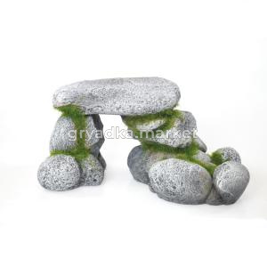 Декорация д-аквариума 15х9х11см Каменистый грот со мхом ROSEWOOD