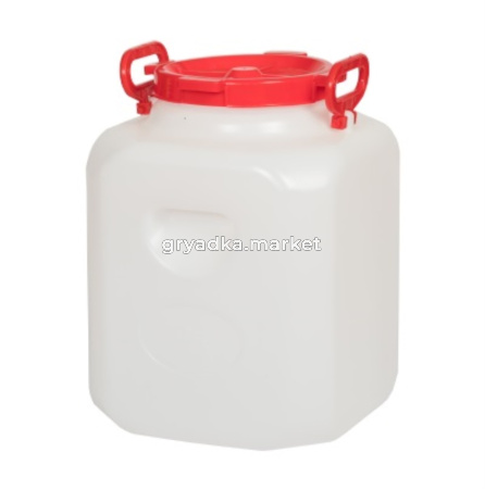 Бочка-бак 40л Дачная квадратная белая-3 Радиан