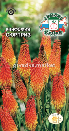 Книфофия Сюрприз ягодная 0,2г Мн 100см (Седек)