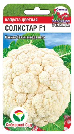 Капуста цветная Солистар 10шт (Сиб сад)