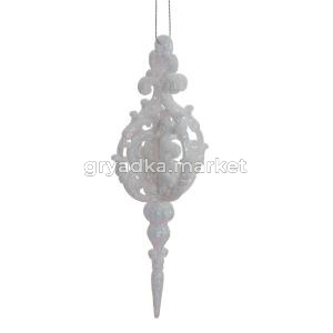 Декор подвесной Орнамент, L6,5 W6,5 H17 см