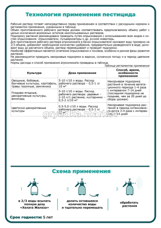 хелат железа 10г оборот