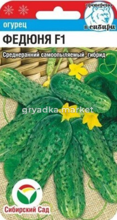 Огурец Федюня F1 7шт Парт Ср (Сиб сад)