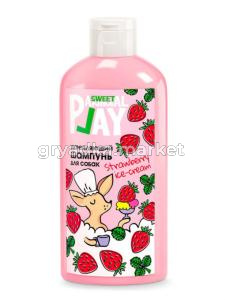 Шампунь д-кошек и собак 300мл укрепляющий ANIMAL PLAY (Энимал Плей) Клубничное мороженое 1-12