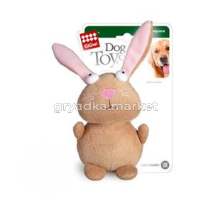 75053 Игрушка для собак Кролик с пищалкой 16см, серия PLUSH FRIENDZ