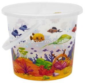 Ведро  5л. пластик 