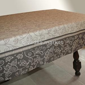 Клеенка ALBA тканевая  1,4мх20м.п. Уни серо-беж.-Испания