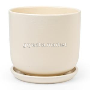 Экрю 6 горшок с поддоном 10,5л d26 h23см цилиндр 