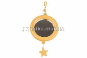 Игрушка д-птиц Зеркало круглое с пластик подвесом 1-1