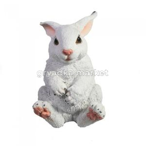 Степашка сидит белый, L15 W12,5 H19 см