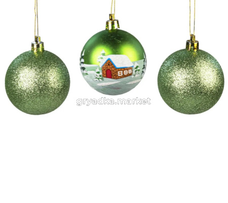 Шары набор (уп.6шт) D6 см