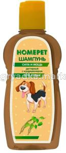 HOMEPET СИЛА И МОЩЬ 220 мл шампунь для собак дегтярный с кондиционером 1х14