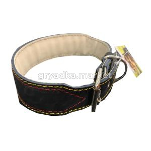 Ошейник кожаный 45-35мм 2х слойный д-стаффорда-ОК-45-35-С(стаф)