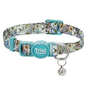 Triol Ошейник нейлоновый с колокольчиком 