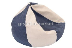 Дарэленд лежак круглый мягкий стеганая NAVY 