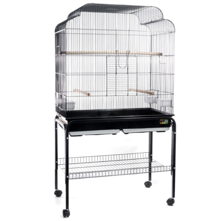 Клетка д-птиц SY210 черный 81х58,5х176см 1-1-Амма