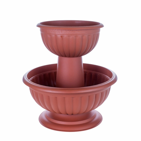 Каскад Грация напол. 2х ярус.(3,0л+7,2л) терракотовый-10