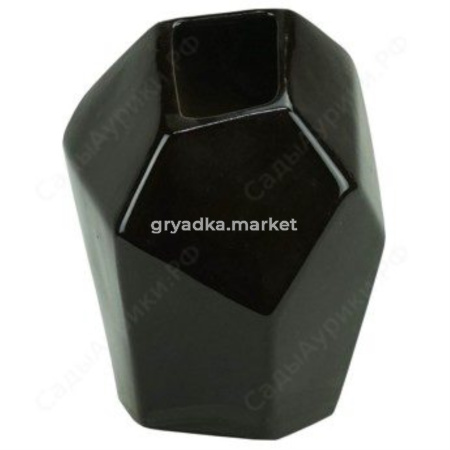 Ваза ГРАНИ2 h18см черная