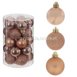 Шары набор (уп.25шт) D 3 см, L3 W3 H4 см