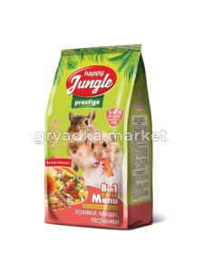 Корм д-хомяков, мышей, песчанок Happy Jungle Prestige (Хеппи Джангл) 500г-12