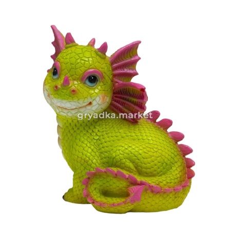 Копилка Дракоша салатовый L15.5W13H16см