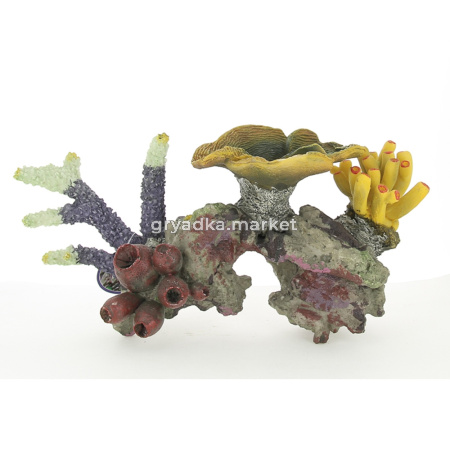 Композиция из кораллов пластиковая 27х21х29см-1