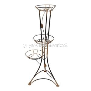 Подставка напол на 3 гор.(Витая с листиками)