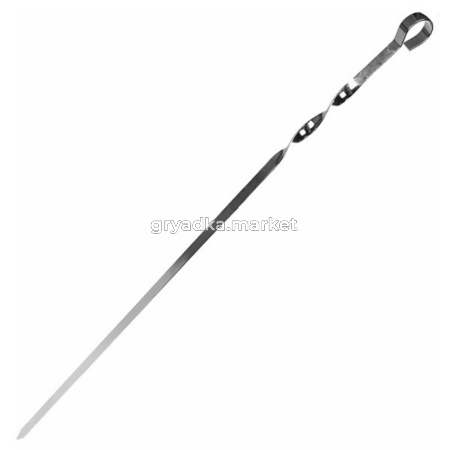 Шампур плоский 450х10х1,5мм Нерж.-100-А-И